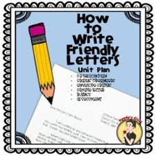 Friendly Letter Template And Lesson Plan Friendly Letter Friendly Letter Writing Friendly Letter Template
