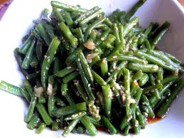 Haricots Verts Du Sichuan Chine Haricots Verts Salade Chinoise Haricot
