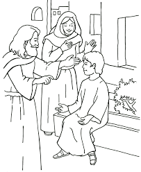 Welcome to our coloring pages. Jesus Raises A Young Man Coloring Page Sermons4kids