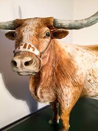 Have a cow (cake)! #HookEm #SideserfCakes #AustinCakes #Texas #Longhorns  #BEVO