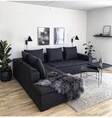 Cream is the perfect shade for bright and airy living rooms in period homes, especially if you're lucky enough to have windows big enough to enhance natural light. New Living Room Lighting Black 68 Ideas Monochrome Living Room Couches Living Room Living Room Decor Apartment