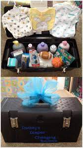 Tool Box For Daddy Diy Baby Shower Gift Basket Ideas For Boys Baby Shower Gifts Daddy Baby Shower Baby Shower Gift Basket