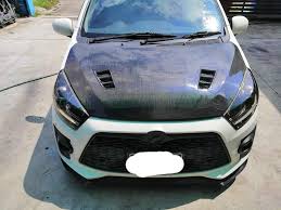 Di pintu masuk sudah tertera senarai kenderaan yang telah membuat temujanji termasuklah perodua axia aku. Axia Carbon Bonnet Airvent Auto Accessories On Carousell