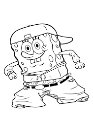 Coloring Pages Spongebob Print For Free The Best Images