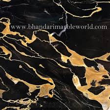 Black And Gold Marble Floor Design Golden Portoro Marble Black And Gold Marble Black And Gold Aesthetic Gold Marble