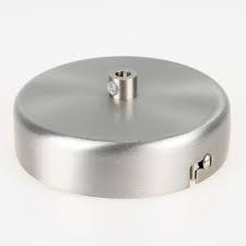 Lampen Metall Baldachin 100x25mm Edelstahloptik Fur 1 Lampenpendel Mi 23 35 Lampen Metall Lampen Und Leuchten