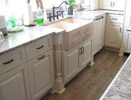 The Cabinetry Is Antique White Paint By Making The Sink Cabinet Sit Proud Of The Joining Base Cabinetry This Allows For Ful Cabinetry Design Cabinetry Kitchen