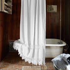 Check out our shabby chic shower curtain selection for the very best in unique or custom, handmade pieces from our shower curtains & rings shops. Cluny Lace Linen Shower Curtain Shabby Chic Shower Curtain Shabby Chic Shower Shabby Chic Bathroom