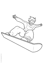 Free printable snowboarding coloring pages for kids. Snowboarding Coloring Pages Books 100 Free And Printable
