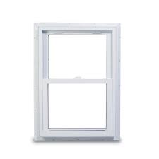 Learn how to replace your old wood windows with energy efficient vinyl double hung windows. American Craftsman 33 75 In X 52 75 In 70 Series Double Hung White Fin Vinyl Window 70 Dh Fin The Home Depot