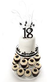 12 great 18th birthday party ideas. 18th Birthday Cake With Cupcakes The Cake Boutique