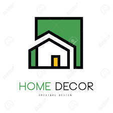 See home decor logo stock video clips. Geometric Logo Template With Abstract Building Original Linear Emblem With Green Fill For Interior Design And Home Decorating Company Or Business Vector Illustration Isolated On White Background Royalty Free Cliparts Vectors And