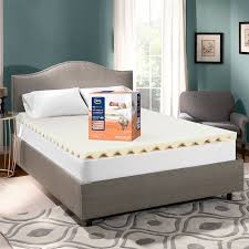 Serta 2 5 Inch Comfort Boost Memory Foam Mattress Topper Memory Foam Mattress Topper Mattress Topper Foam Mattress Topper