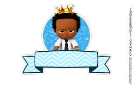 O desenho o poderoso chefinho tem o patrão é o mais lindo e fofo de todos os tempos! Topo De Bolo Poderoso Chefinho Afro Fazendo A Nossa Festa
