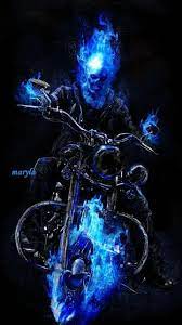 The great collection of blue ghost rider wallpaper for desktop, laptop and mobiles. Iphone Blue Ghost Rider Wallpaper