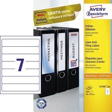 From www.dillyhearts.com früher gab es einmal so eine kostenlose software direkt von leitz, damit konnte man die etiketten beschriften und auch als datei abspeichern. Avery Zweckform Ordneretiketten L4760 100 38x192mm Weiss 700 Stuck Wiepa Burofachpartner Gmbh