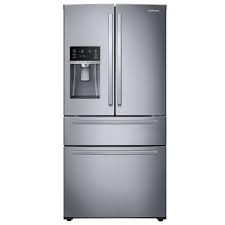 Samsung double door mirror fridge price. Samsung 33 In W 24 73 Cu Ft 4 Door French Door Refrigerator In Stainless Steel Rf25hmidbsr The Home Depot