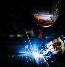 Welder Man Working On Metal Welders Metal Welding Welding Art