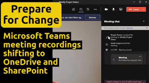 In microsoft teams, users can record their teams meetings and group calls to capture audio, video, and screen sharing activity. Prepare Microsoft Teams Meeting Recordings Are Shifting To Onedrive And Sharepoint By Darrell As A Service Regarding 365