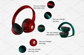 Headphones Mockup Kit Headphones Mockup Kit
