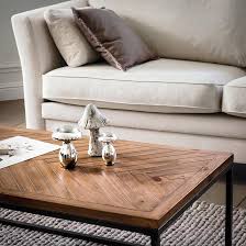Nottingham Coffee Table In Metal Pine Herringbone Parquet Chevron Coffee Tables Table Wooden Table Top