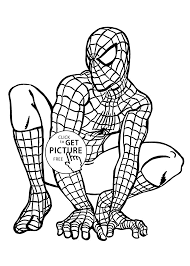 Or color online on our site with the interactive coloring machine. Spider Man Coloring Pages For Kids Printable Free Coloing 4kids Com