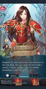 Raised by king travant, altena lived most of her life as a princess of thracia, but later discovered that the man was responsible for the death of her actual. Ae On Twitter Theory Altena Is The Only Biological Child Of Quan And Ethlyn Leif Was An Asexual Birth After Quan Realized He Was Secretly A Yeast Cell Raised As A Human