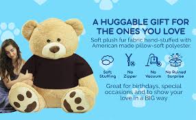 Trivia questions & answers for kids gk questions for class 2 & 3 age group: Amazon Com Personalized 5 Foot Teddy Bear Soft Life Size Big Plush Animal With Bigfoot Paws Customized With Your Message Toys Games