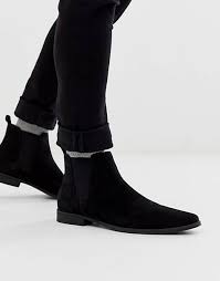 Black chelsea boots look best with dark suits, while brown boots. Men S Boots Lace Up Suede Leather Boots For Men Asos