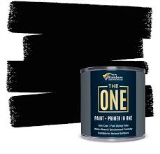 Black painted front door tutorial using rustoleum oil based paint. The One Paint Black 250ml Gloss Finish Multi Surface For Wood Brick Fence Front Door Furniture Siding Barn Interior Or Exterior Amazon In Home Improvement