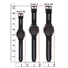 fenix 6 series watch size chart