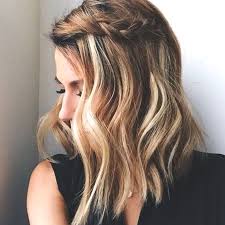 An ideal hair length for a french braid can vary but you want to make sure the hair is long enough to tuck under itself without popping out, explains of course, if you want to add in extensions that's also an option. Single French Braided Short Hair Wedding Hairstyle Min Ecemella