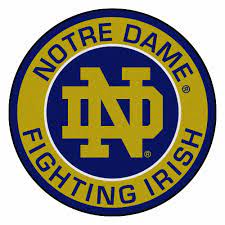 27 Brown And Purple Ncaa Notre Dame Fighting Irish Rounded Door Mat In 2021 Notre Dame Fighting Irish Fighting Irish Notre Dame University