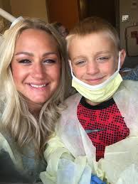 Store owners attending to family emergency and restocking merchandise