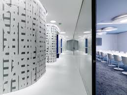 Office Tour Volksbank Bolzano Offices Glass Structure Office Wall Graphics Design