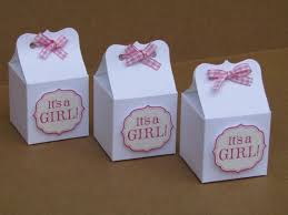 It S A Girl Baby Shower Candy Favor Box Pink By Lovelyhandscrafts