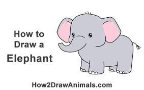 More images for how to draw a baby elephant easy » How To Draw A Elephant Cartoon Video Step By Step Pictures