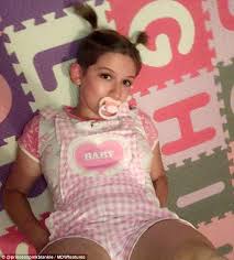 Check spelling or type a new query. Oregon Women Dresses Up As An Adult Baby Daily Mail Online