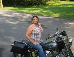 04 Fatboy For Chopperexchange Harley Women Lady Riders Motorcycle Girl