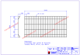 Panel Pagar Brc Tinggi 120cm X Lebar 240cm X O 6mm Construction Homedecor Marketingdigital Design Fence Iron Besi
