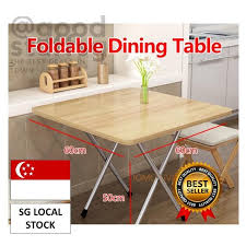 Buy the best and latest foldable dining table on banggood.com offer the quality foldable dining table on sale with worldwide free shipping. Sg Free Folding Dining Table Foldable Table Small Study Table Indoor Outdoor Foldable Dining Table Furniture Home Living Furniture Tables Sets On Carousell