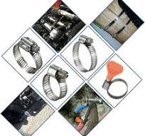YDS Butterfly Stainless Steel W2 Hose Clamp, Turn Key, 20-32 mm (3/4" to  1-1/4") Diameter Ranger, 9 mm Bandwidth (Pack of 10)