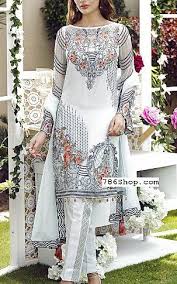 White Chiffon Suit Buy Jazmin Pakistani Dresses And Clothing Online In Usa Uk Pakistani Dresses Pakistani Dresses Online Stylish Dresses