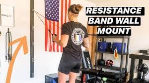 Each clip is capable of accommodating a pull force of 800 pounds, and features three attachment points that are compatible with resistance bands or tubes. Resistance Band Wall Mount Youtube