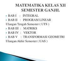 Ppt Matematika Kelas Xii Semester Ganjil Powerpoint Presentation Free Download Id 4242257