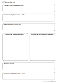 Cbt Thought Record Worksheet For Overcoming Unhealthy Habits Cbt Worksheets Therapy Worksheets Cbt Therapy