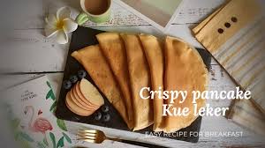 An acid, a base, and a buffering ingredient. Crispy Pancake Kue Leker Teflon Easy Breakfast Recipes Youtube