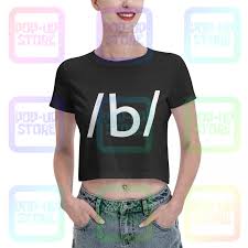 4chan B Random Women Crop Top T-shirt Tee Best Trendy Fashion Best Quality  Female Shirt - T-shirts - AliExpress