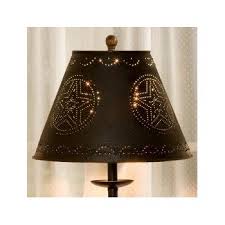 Country and primitive lamp shades. Lamps Shades Black Star Punched Tin 12 Lamp Shade Tools Home Improvement Lamps Shades Lampshades