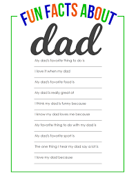 And while the first mother's day was cele. Father S Day Printable Fun Facts About Dad Father S Day Printable Father S Day Activities Father S Day Diy